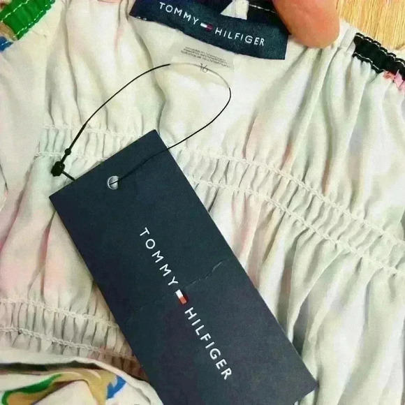 Tommy Hilfiger Women's Isla Floral Smocked Midi Dress size 16 - Picture 12 of 16